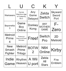 Nintendo direct feb 17th, 2021 bingo card with great ace attorney, botw2, half of my predictions didnt come true, bayonetta 3 pweease, announcement of an announcement, snipperclips 3: Lucky Group Nintendo Direct Bingo Feb 2021 Bingo Card