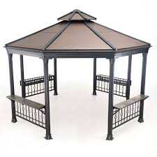 Large victorian style cast iron beautiful gazebo 14 | ebay. Gazebos Wayfair