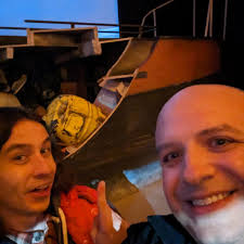 Here is Zero Untitled's Creative Director Michael Verderber backstage at  Shakespeare's Globe Theatre and the cast of our London production of "The  Phoenix and the Turtle "! We are confident that the