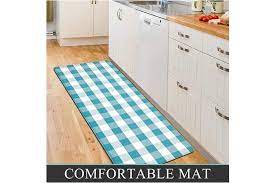 We carry a large selection of indoor, outdoor, accent rugs, runners, door mats, kitchen mats & more. Blue Pauwer Anti Fatigue Kitchen Rugs Set 2 Piece Cushioned Kitchen Floor Mat Carpets Heavy Duty Comfort Standing Mat Waterproof Non Slip Kitchen Runner Rug Matt Blatt