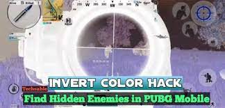 How To Find Enemies In Pubg Mobile Invert Color Hack On Android Invert Colors Enemy Gaming Tips