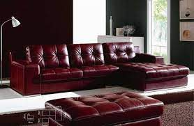 Hydeline aliso 100% leather chesterfield sofa couch, 9…. Maroon Leather Sectional Sofa D0808 Leather Sofa Living Room Leather Sofa Furniture Leather Sectional