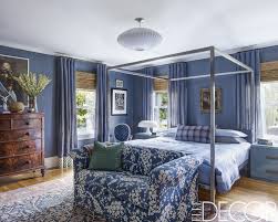 The prints and mirror are victorian. 50 Blue Room Decorating Ideas How To Use Blue Wall Paint Decor
