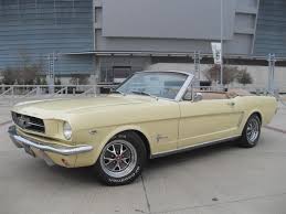 65 Mustang Convertible My Mother Wanted This Yellow One In 65 But Could Only Get The Powder Blue Was V Mustang Convertible 65 Mustang Convertible Mustang