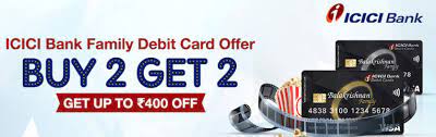 Now buy 1 ticket and get the 2nd ticket free! Bookmyshow Icici Bank Credit Debit Card Offers 2021