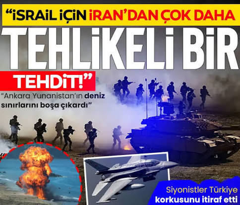 Siyonistler Türkiye korkusunu itiraf etti: İsrail için İran'dan çok daha  tehlikeli bir tehdit! İsrail basınında, Türkiye'nin savunma sanayiindeki  yükselişi ve askeri kapasitesi Tel Aviv yönetimi açısından 