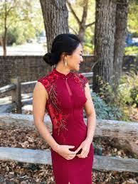Modern Cheongsam Modern Qipao Dress Red Cheongsam Dress Etsy In 2021 Modern Cheongsam Dresses Chinese Wedding Dress