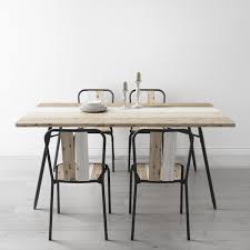 Industrial Style Reclaimed Wood Dining Table And Chair Set Industrial Dining Sets Reclaimed Wood Dining Table Wooden Dining Tables