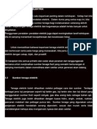 Penjanaan elektrik (penjanaan tenaga elektrik (sumber tenaga alternatif (…: Kepentingan Tenaga Elektrik