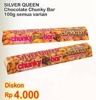 Silver queen chocolate chunky bar almond 100g. Promo Harga Chunky Bar Terbaru Katalog Indomaret Hemat Id