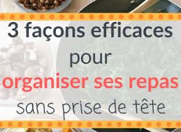 3 Facons Efficaces Pour Organiser Ses Repas Un Zeste D Organisation Organisation Blog Organisation Taches Menageres