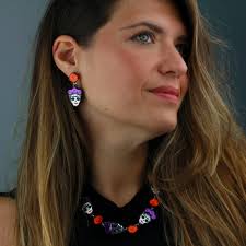 Candy Skull Artists Necklace