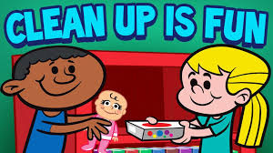 Clean Up Is Fun Cleaning Song For Children With Lyrics The Learning Station Learning Stations Clean Up Song Kids Songs
