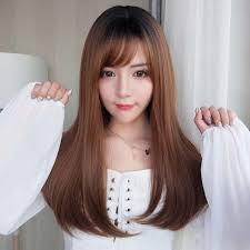 .hairs i plucked had black roots (i.e. Ready Stock Ombre Brown Hair Wig Black Root Medium Straight Wig Premium Wig Shopee Malaysia