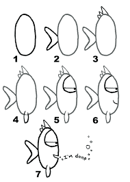Duke Of Dudley Fish Drawings Cartoon Fish Cartoon Drawings