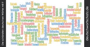 Deutsche Wortschatze Mit F Schone Deutsche Worter Mit F