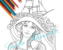 Supercoloring.com is an extremely enjoyable for any ages: Lady Coloring Pages Etsy