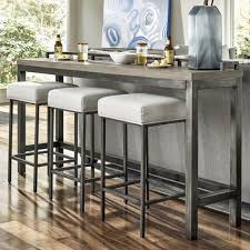 Curated Mitchell Console Table With 3 Stools By Universal At Belfort Furniture High Top Table Kitchen Table Behind Couch Bar Table Behind Couch