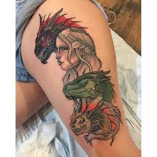 Dragons are intelligent, more intelligent than men according to some maesters. Game Of Thrones 13 Ravishing Daenerys Targaryen Tattoos Made To Rule Tattoodo