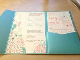 Diy Invites Coral Teal Mostly Diy Weddingbee Do It Yourself Pink Invitations Aqua Wedding Diy Invitations