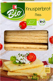 Abbildung Des Sortimentsartikels K Bio Knusperbrot Mais 2x65g Knusperbrot Lebensmittel Essen Bio