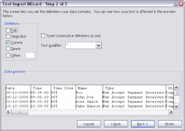 Excel Importing Text Files Into Excel Sheets
