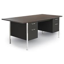 Belle maison (i94) 66 executive desk. 72 Wx36 D Counsel Double Pedestal Steel Desk Eald 7236 K Log
