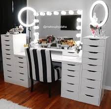 Image Result For Makeup Desk With Drawers On Both Sides Beauty Room Beauty Room Design Glam Room