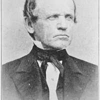 Honorable Isaac Toucey, Glass negative photograph, American Civil War time. 