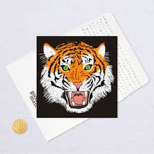 The tiger card is the official identification card of lsu. Badass Tiger Celebrating You Card Greeting Cards Hallmark