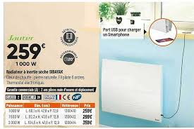 Maybe you would like to learn more about one of these? Offre Sauter 1000 W Chez Bricorama