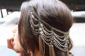 Fashion Tumblr Hair Chains Hair Jewelry Hair Styles