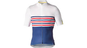 mavic cosmic jersey la france limited edition road bike jersey short sleeve men size l white blue red