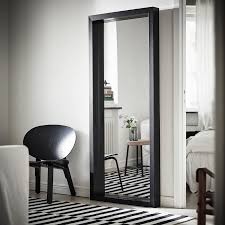 Measures 26 x 16 x 64 h. Sandtorg Mirror Black 291 2x707 8 Ikea Full Length Mirror Full Length Mirror In Bedroom Ikea Mirror