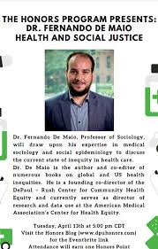 Dr. Fernando De Maio on Health and Social Justice – DePaul ...