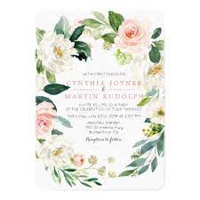 Floral Watercolor Wedding Invitation Summer Gifts Season Diy Template Ideas Floral Invitation Floral Wedding Invitations Watercolor Wedding Invitations