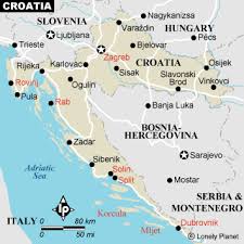 Croatia map and satellite image. Croatia Map Europe Country Map Of Croatia