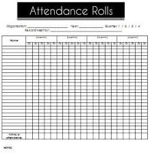 24 images of roll call list template infovia net