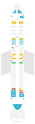 Seat Map Boeing 737 900 739 V2 Alaska Airlines Find The