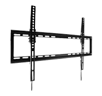 Monoprice Essential Tilt TV Wall Mount Bracket Low Profile For 37 To 70 TVs  up to 77lbs Max VESA 600x400 UL Certified Heavy Duty Works with Concrete ...