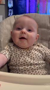 Just thought EVERYONE should enjoy her funny laugh and excuse mine and her  face of food still