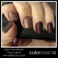 It gives the manicure a really high gloss, depending on the look you want. Amazing Sparkly Mauve And Matte Nails Color Street Nails Colorstreet Nail Ideas Color Street