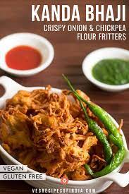 Kanda Bhaji Onion Chickpea Flour Fritters Indian Cuisine Recipes Kanda Bhaji Bhaji Recipe
