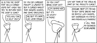 Does anyone knows the font name displayed in the cursed logo? 2376 Curbside Explain Xkcd
