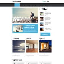 Booking Website Builder Responsive Moto Cms 3 Template 53226 With Images Hotel Website Hotel Booking Website Builder Website
