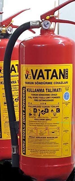 Bursa VATAN GRUP Yang�n S&ouml;nd&uuml;rme Sistemleri; yang�n t&uuml;p&uuml; dolumu, sat���, 