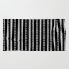 Black And White Striped Beach Towels Black And White French Fleur De Lis In Mattress Ticking Stripe Beach Towel Beachtowel Towels Homedecor Beach G Ticking Stripe Mattress Ticking Beach Towel