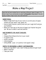 Make A Map Project Make A Map Map Projects Geography Lessons