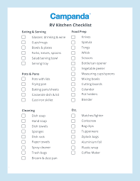 Beach blanket, towels or an old sheet to use at the beach 54. Rv Checklists 6 Printable Packing Lists Campanda