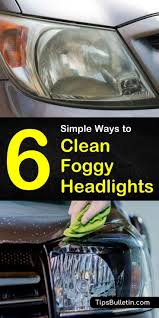 To clean your headlights with vinegar, you'll remove the headlight lens or cover from the front of the car and fully immerse it in a white vinegar bath. 6 Simple Ways To Clean Foggy Headlights